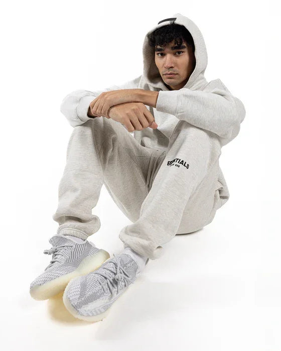 Fear of God Essentials Sweatpants (SS22) Light Oatmeal Outfit 1