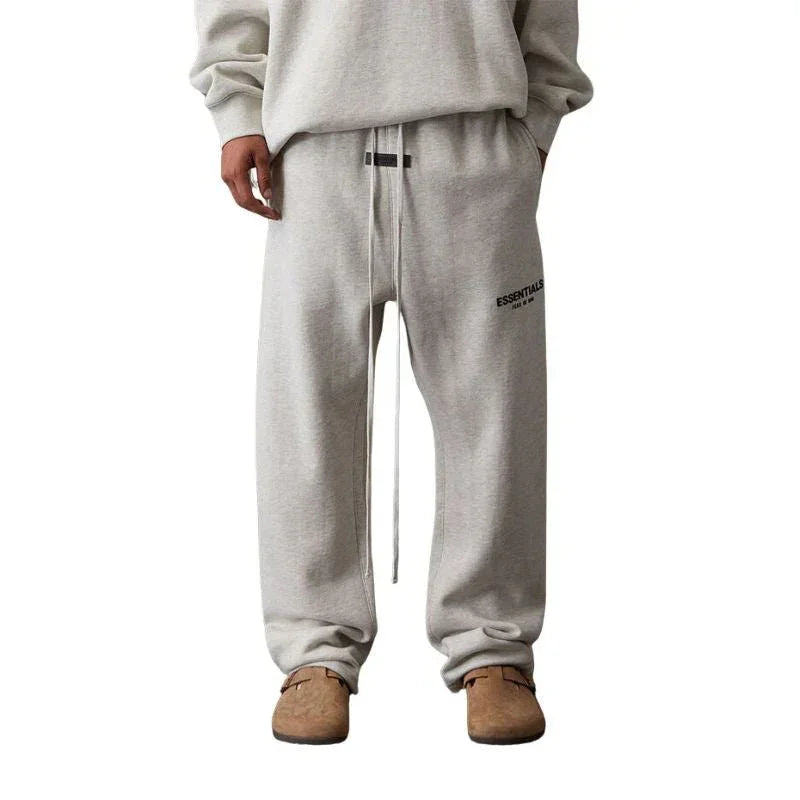 Fear of God Essentials Sweatpants (SS22) Light Oatmeal Outfit 2