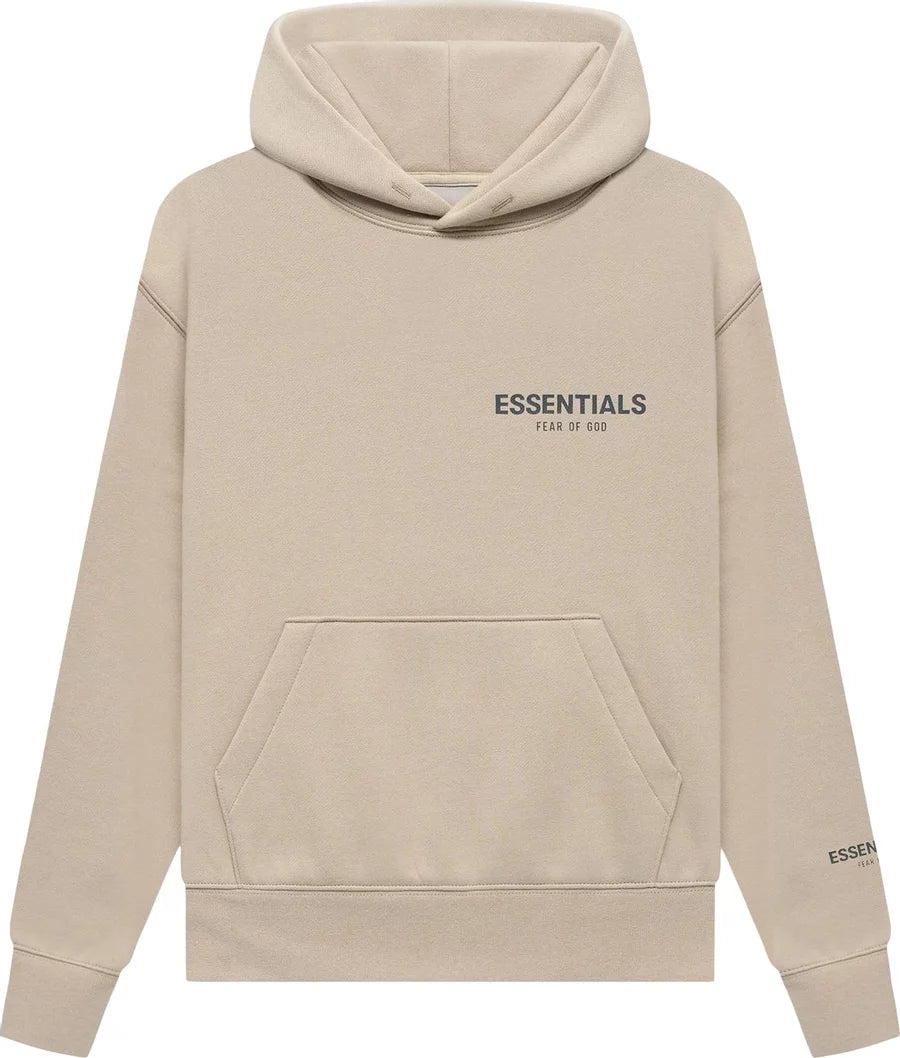 Fear of God top Essentials Tan Hoodie