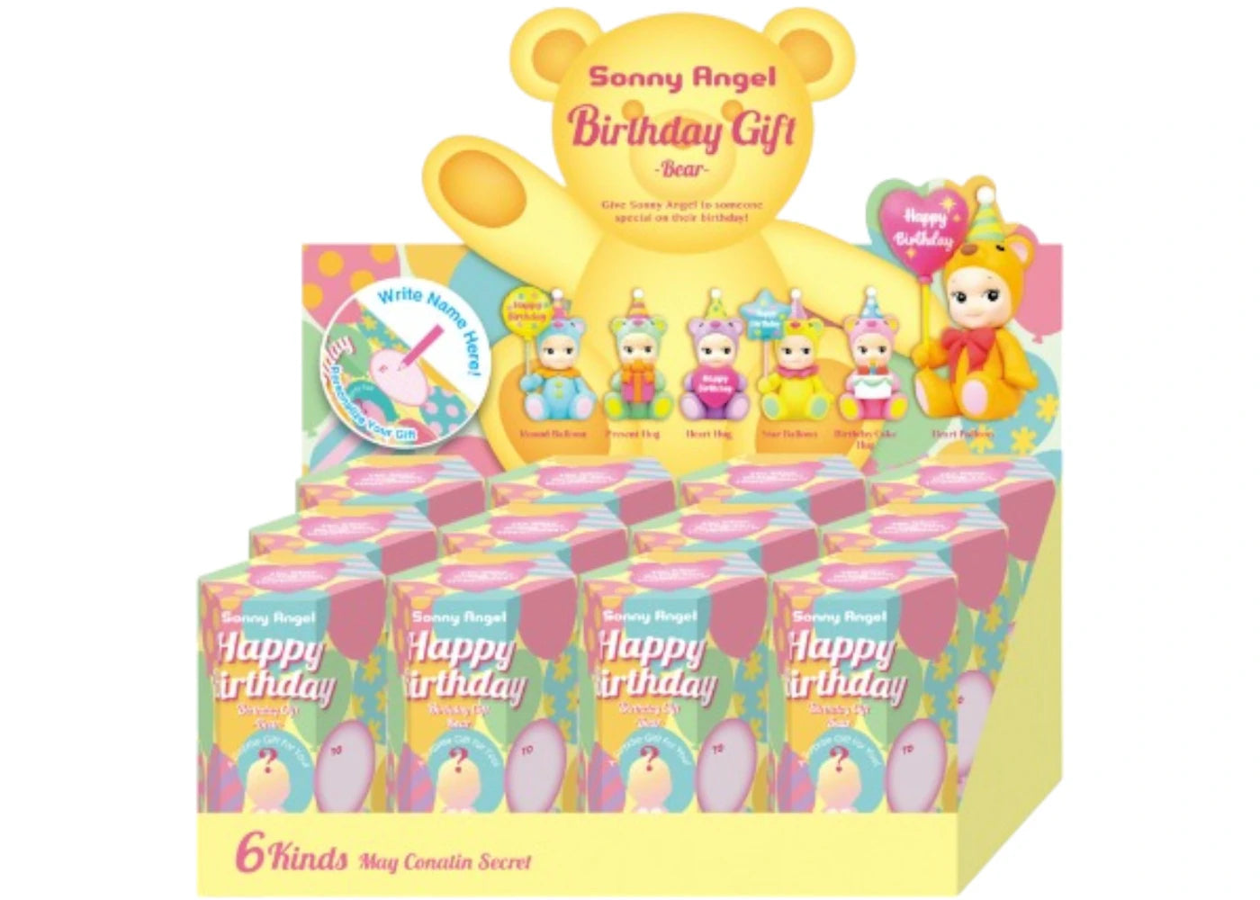 Sonny Angel Birthday Gift Bear Series Sealed Case (12 Blind Box) -1