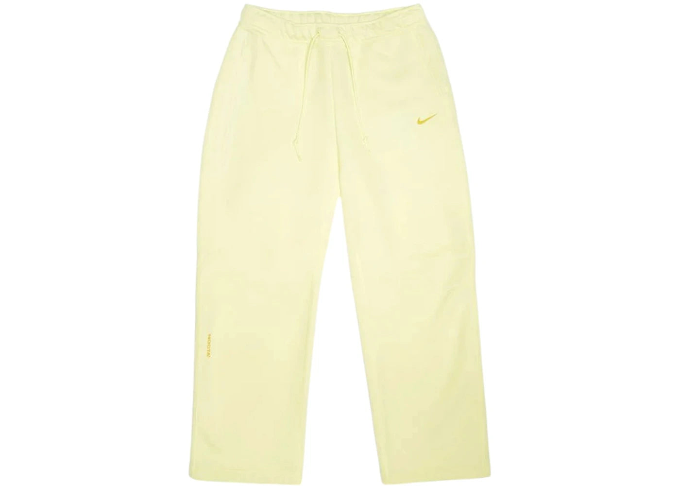 Nike x NOCTA NRG Tech Fleece Open Hem Pants Citron Tint/Vivid Sulfur -1