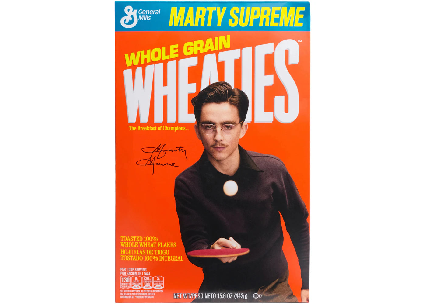 A24 Marty Supreme Wheaties Cereal Box (Not Fit For Human Consumption) Orange -1