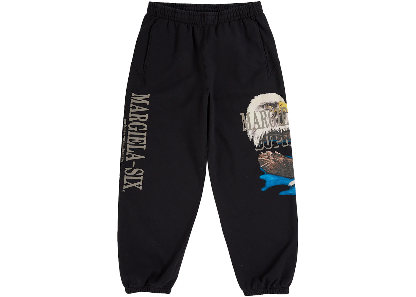 Supreme MM6 Maison Margiela Eagle Sweatpant Black -1