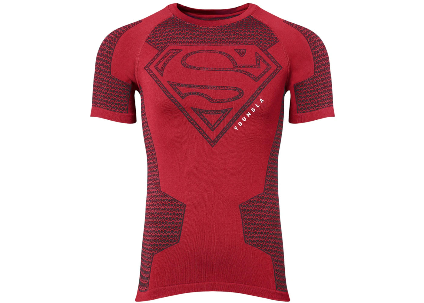 YoungLA x Superman Compression Tee Red -1