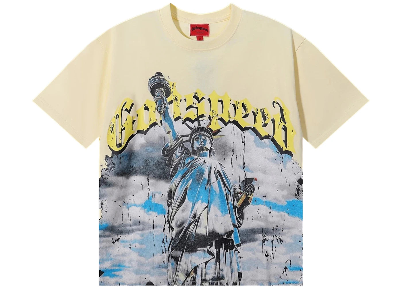 Godspeed Chrome Liberty T-shirt Cream -1