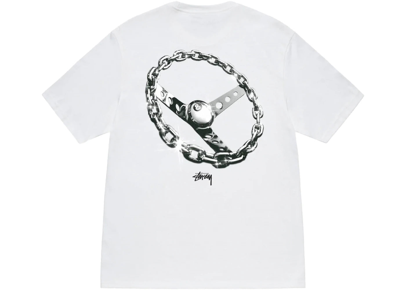 Stussy Chain-Link T-shirt White -1