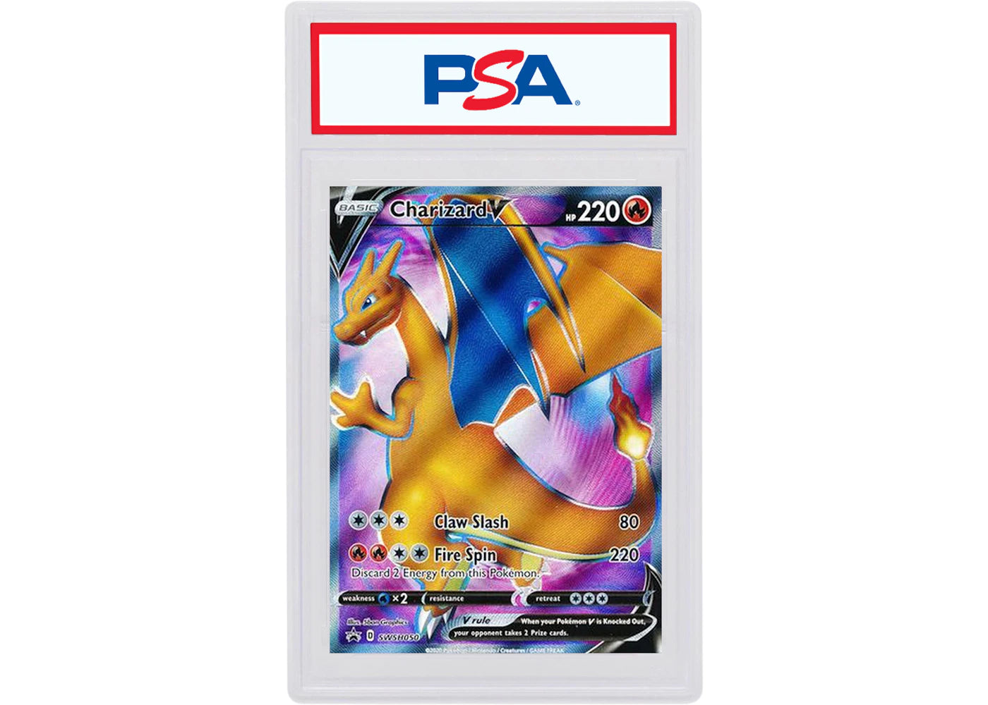 Charizard V 2020 Pokemon TCG Sword & Shield Champions Path #050 (PSA or BGS Graded) -1