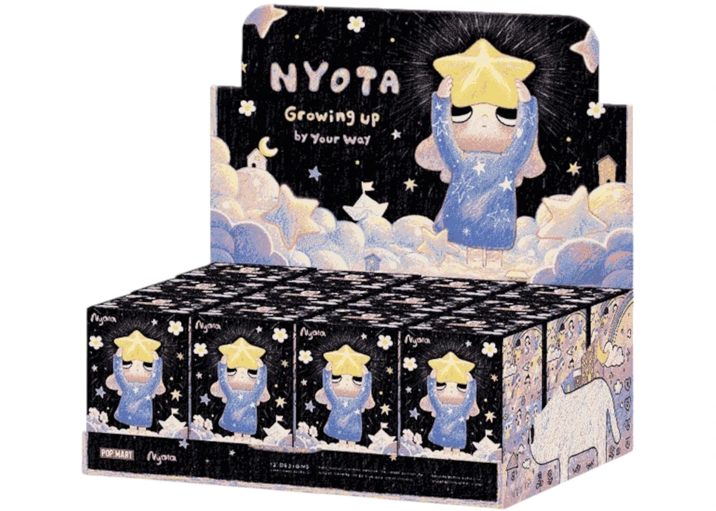 Pop Mart Nyota Growing up by Your Way Series Figures Sealed Case (12 Blind Box) -1