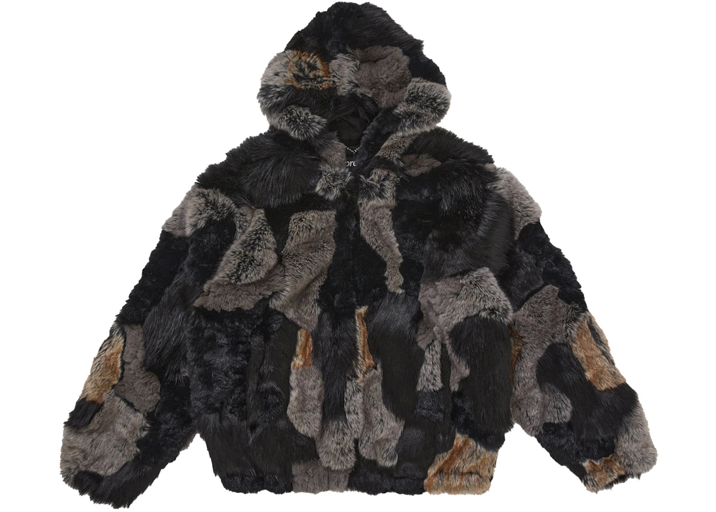 Supreme Faux Sherling Lined Bomber Jacket (FW25) Black -1