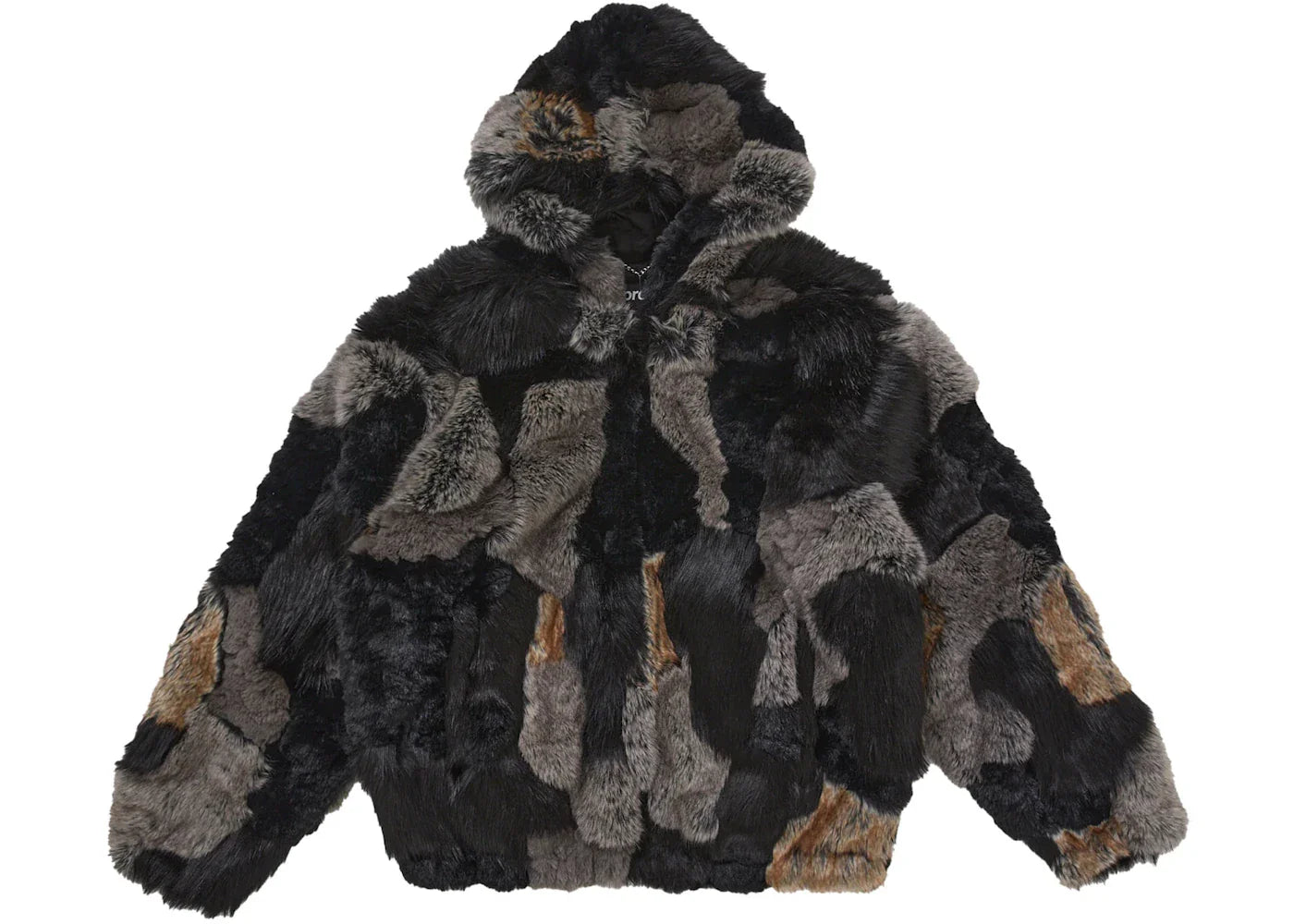 Supreme Faux Sherling Lined Bomber Jacket (FW25) Black -1