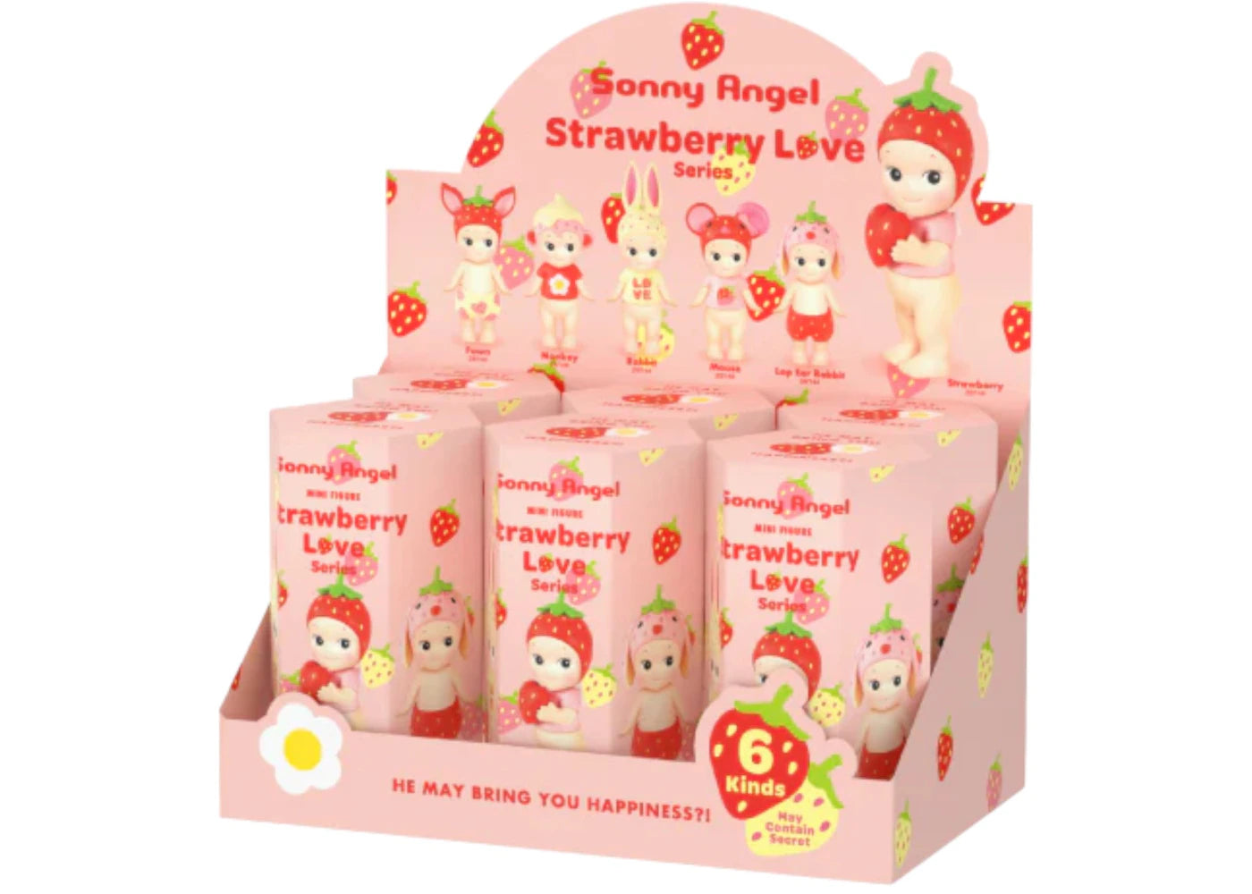 Sonny Angel Strawberry Love Series Sealed Case (6 Blind Box) -1