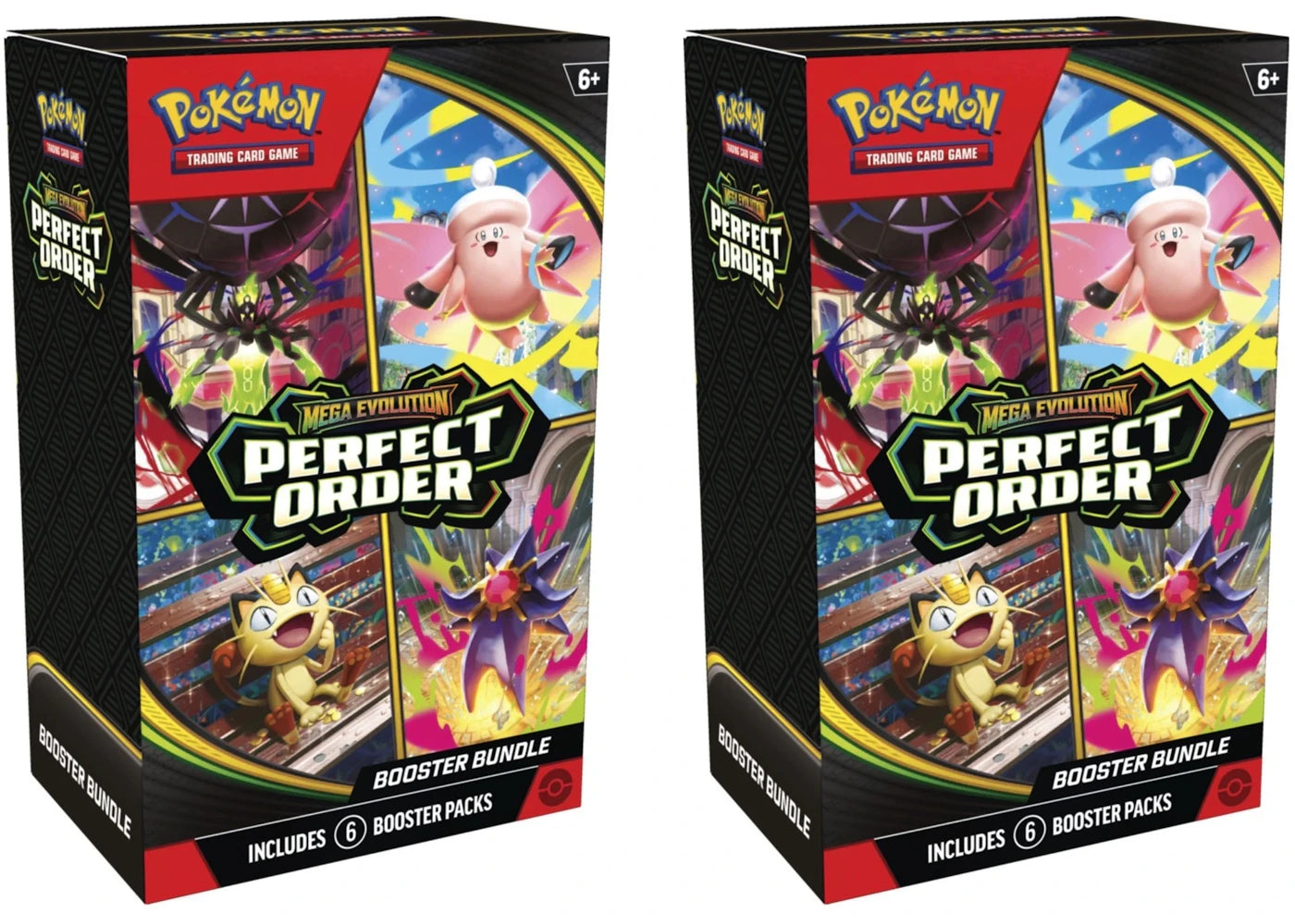 2026 Pokémon Mega Evolution Perfect Order Booster Bundle 2x Lot -1