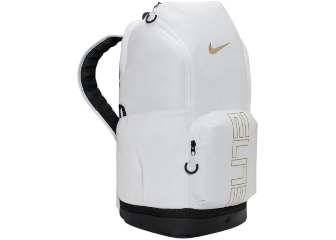 Nike Varsity Elite Backpack White/Black/Metallic Gold -1