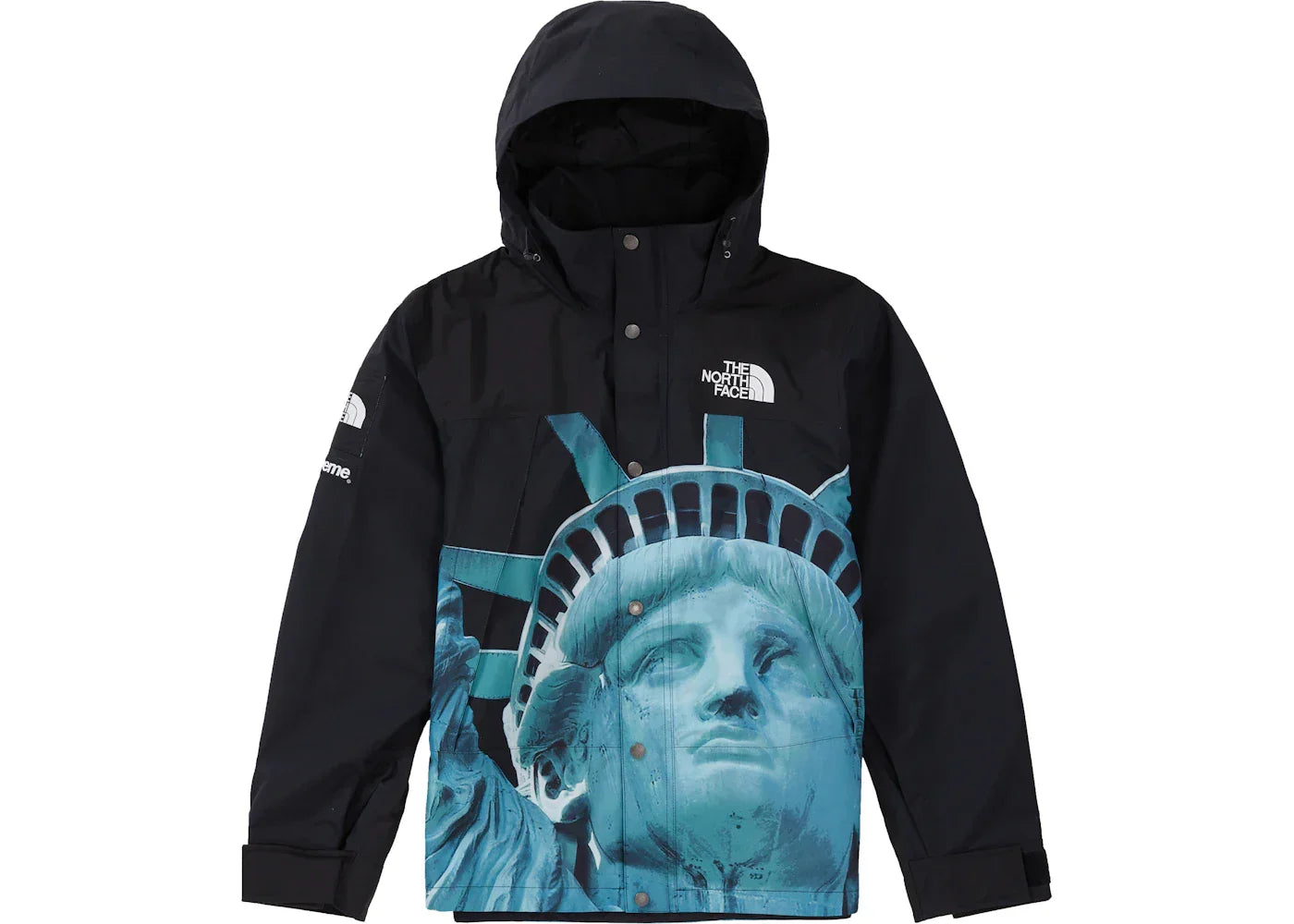 Supreme The North Face Statue of Liberty Mountain Jacket Black -1