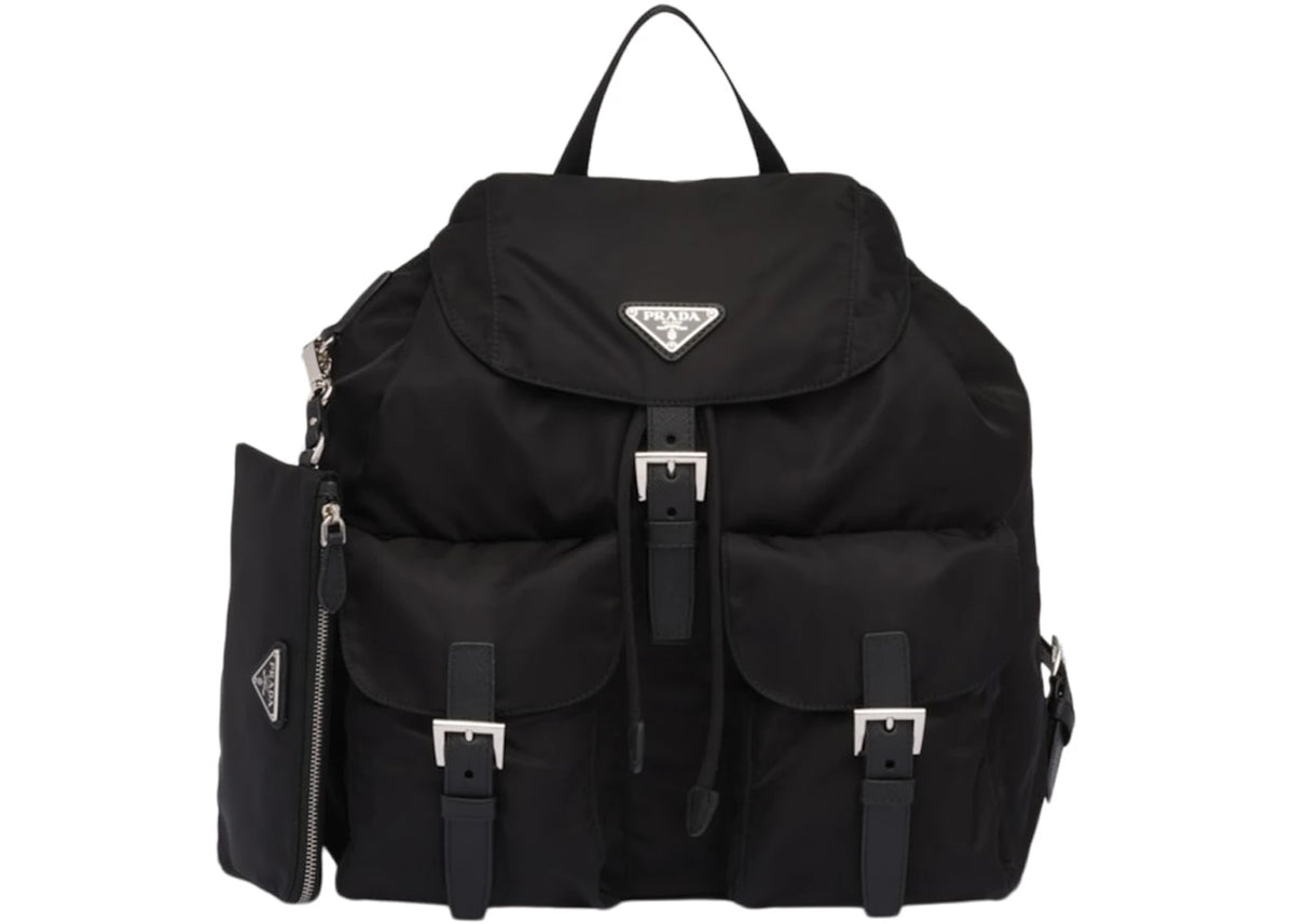 Prada Re-Nylon Backpack Medium Black -1