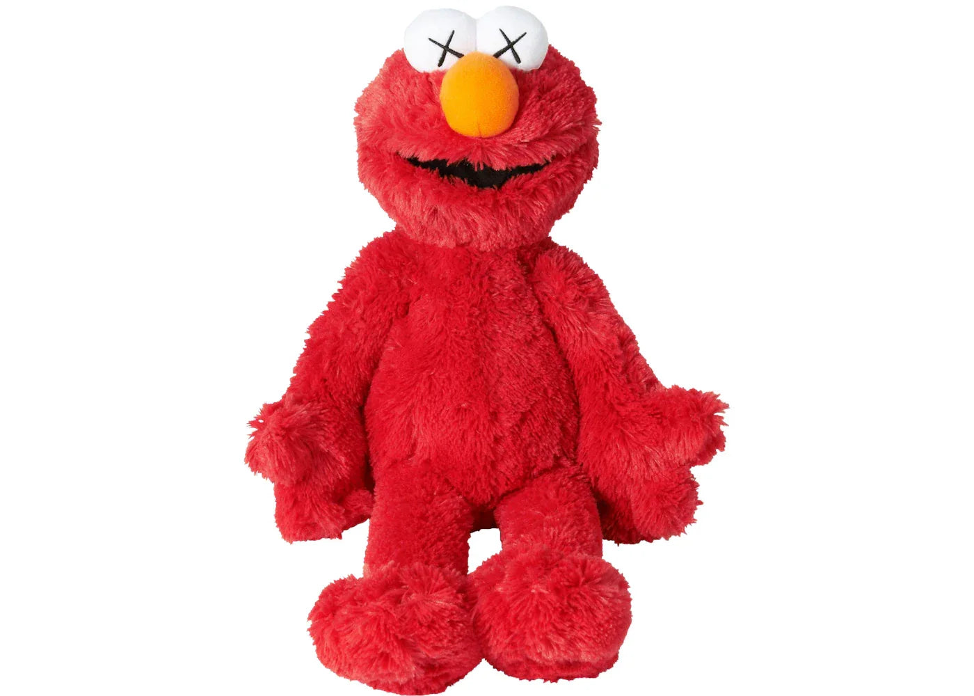 KAWS Sesame Street Uniqlo Elmo Plush Toy Red-1