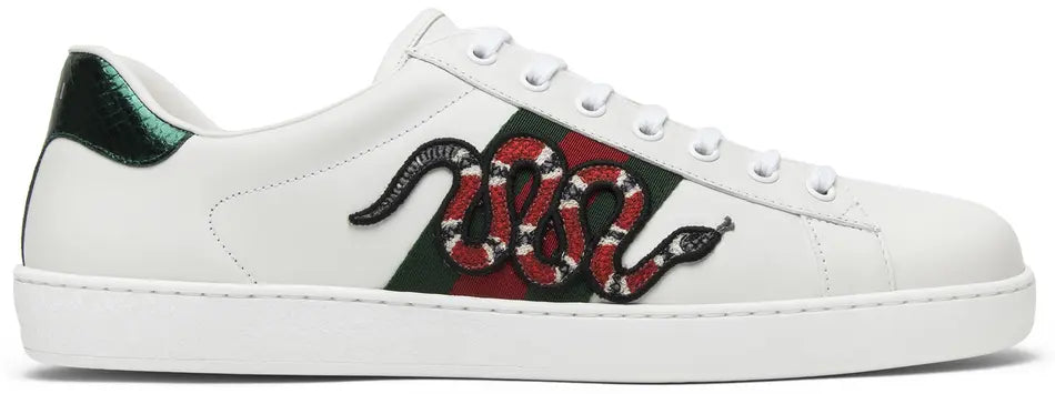 Gucci Ace Embroidered Snake