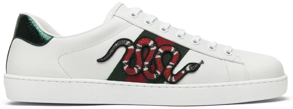 Gucci Ace Embroidered Snake