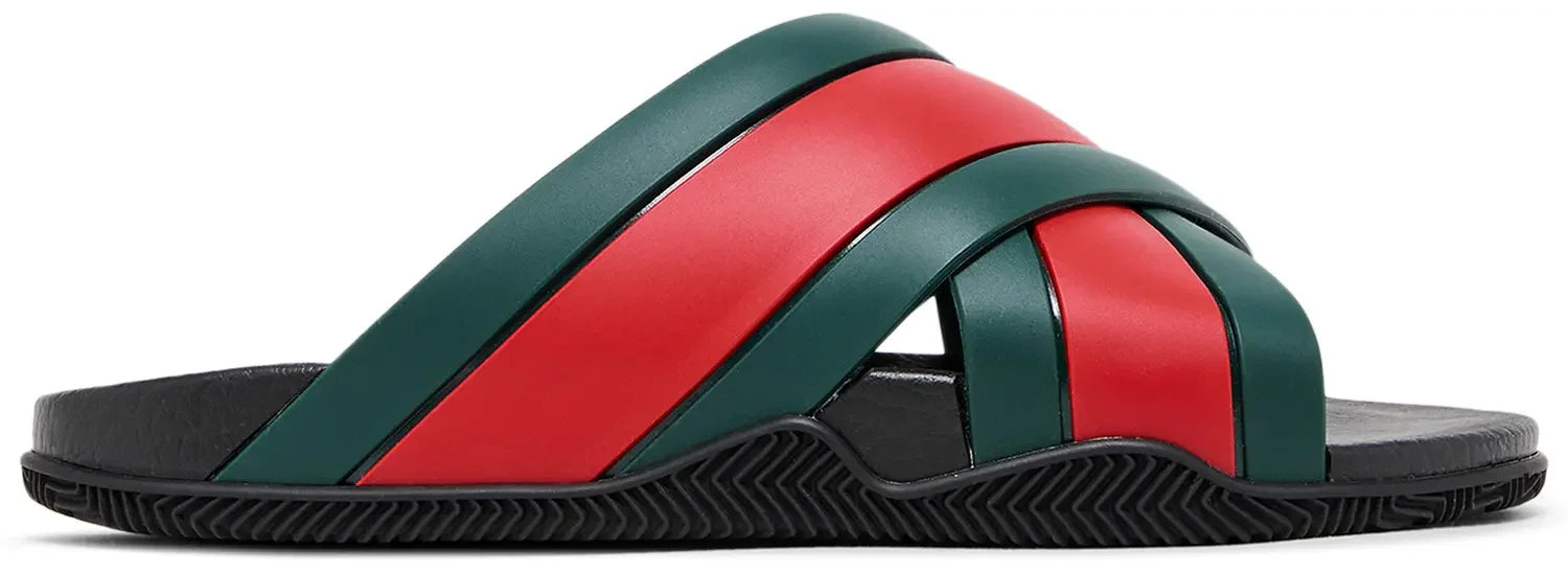 Gucci Web Slide Black Rubber (W)