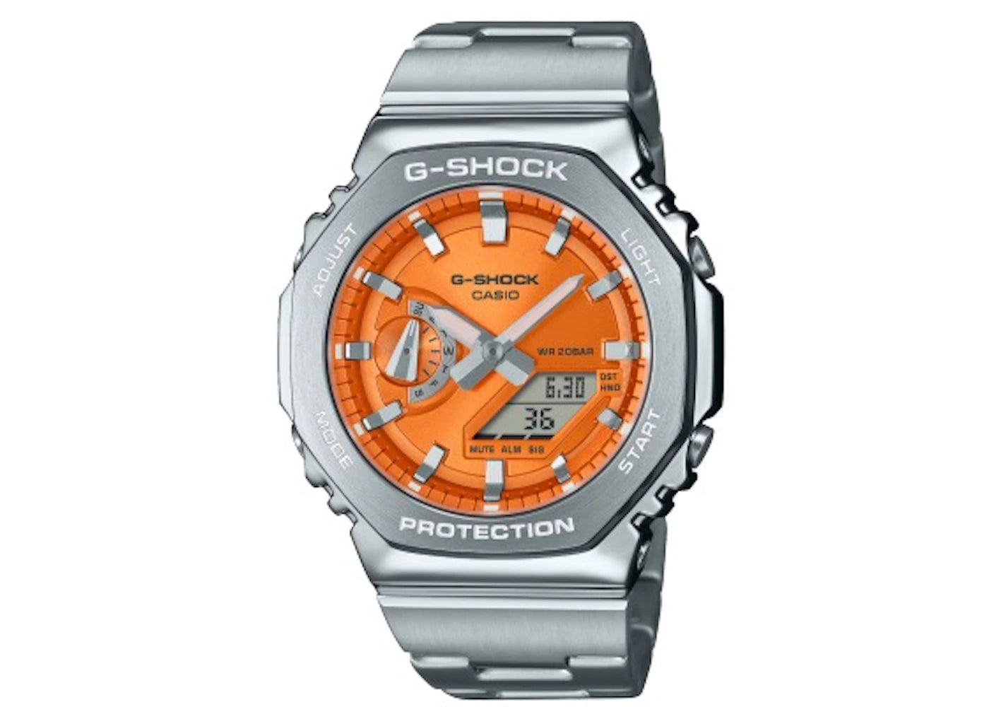 Casio G-Steel GM-2110D-4A (Orange) -1