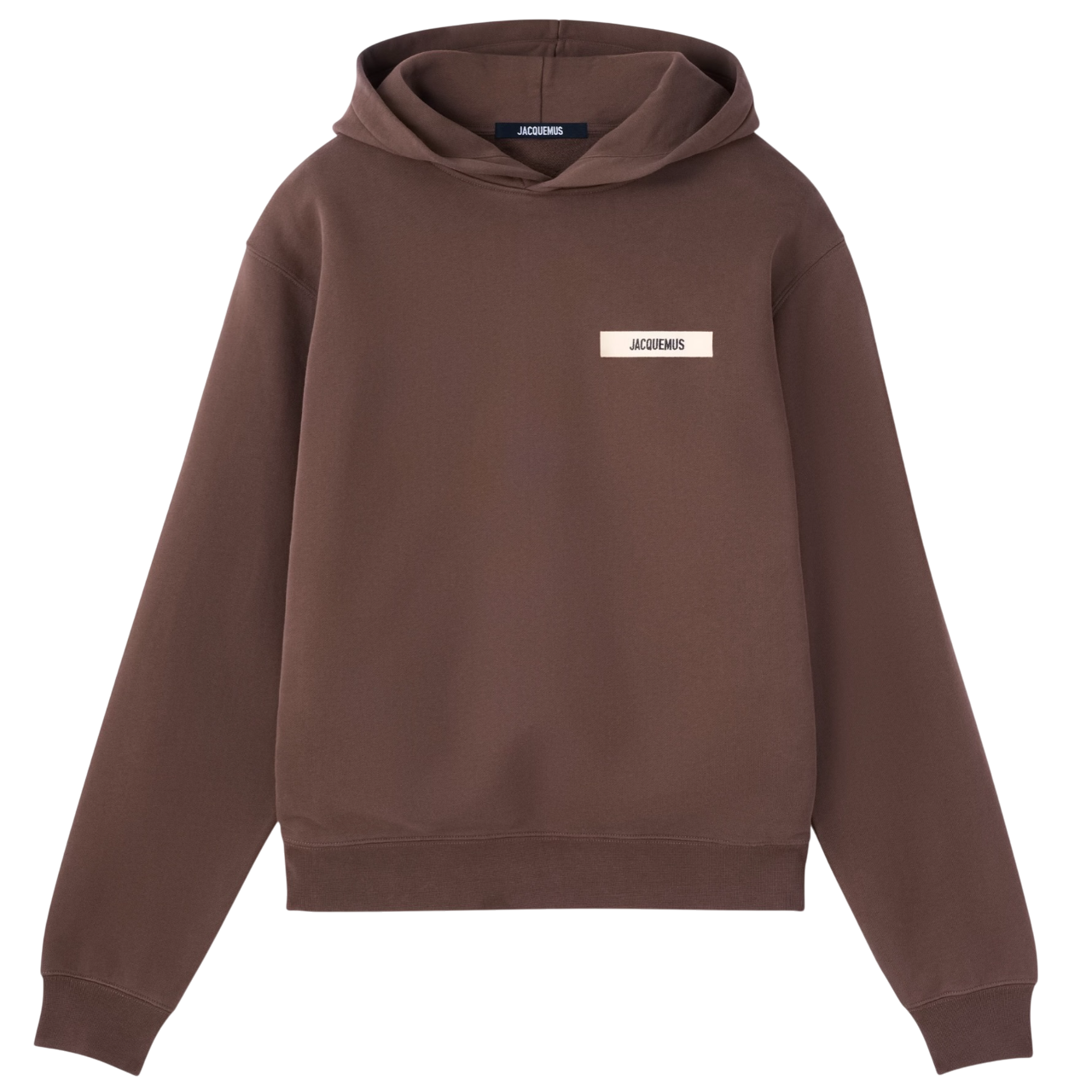Le Hoodie Gros Grain Jacquemus Dark Brown -1