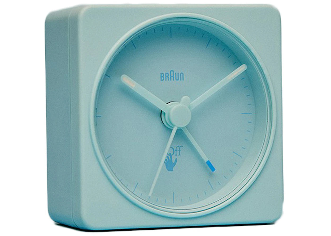 Virgil Abloh Braun Off-White Alarm Clock Pale Blue -1