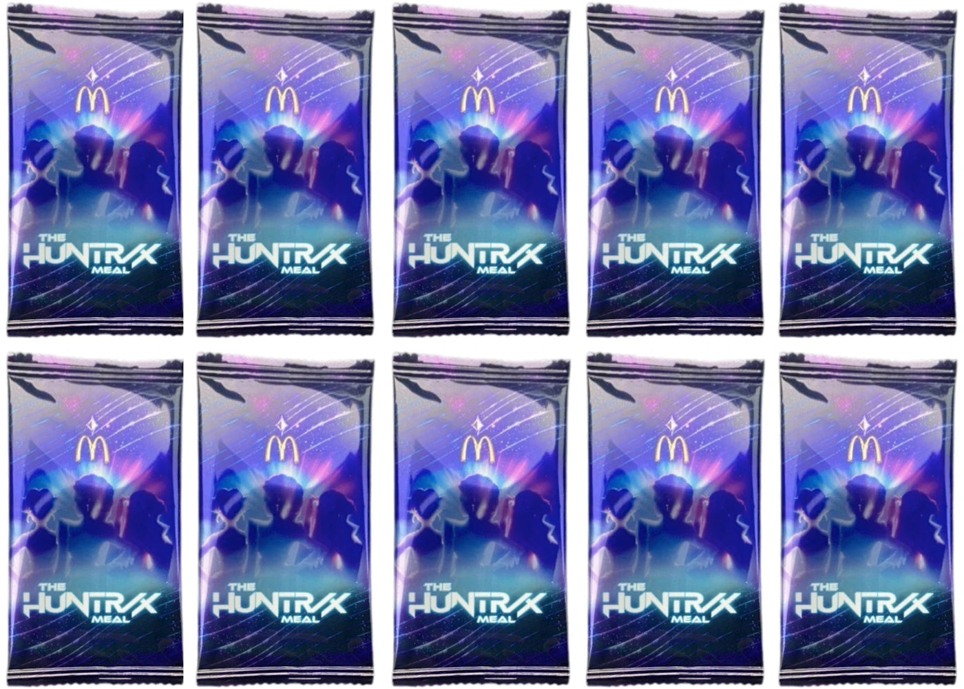 2026 McDonald's KPop Demon Hunters The Huntrix Photocard Pack Promotional Meal Exclusive Pack 10x Lot -1