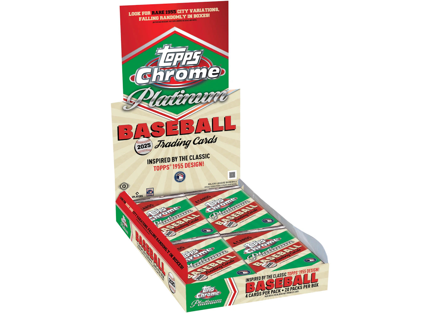 2025 Topps Chrome Platinum Baseball Hobby Box -1