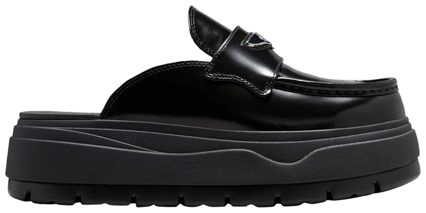 Jordan Mule Black Metallic Silver (Women's)-1