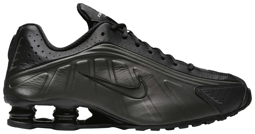 Nike Shox R4 Black Bright Crimson -1