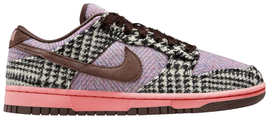 Nike Dunk Low Harris Tweed Purple Pink (Women's)-1