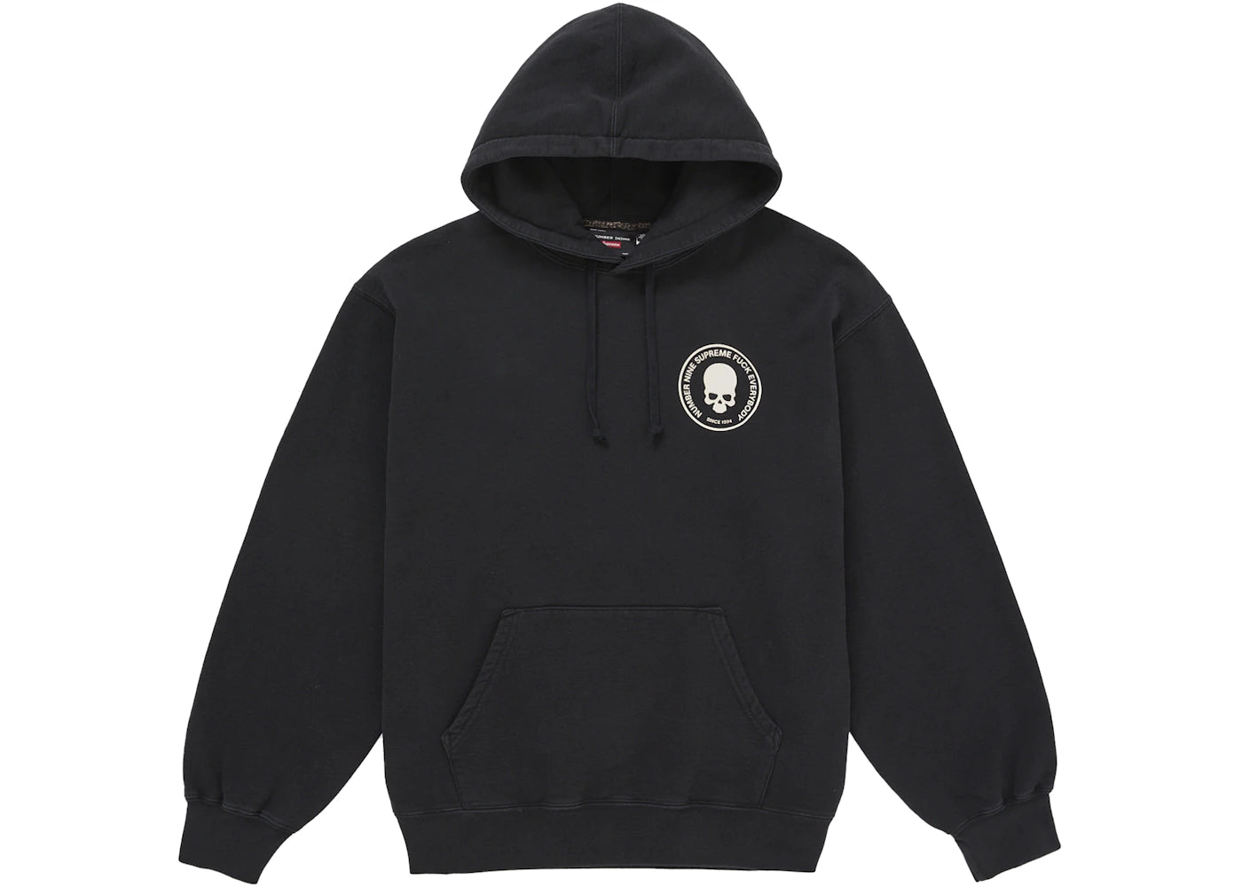 Supreme Number (N)ine Hooded Sweatshirt Black -1