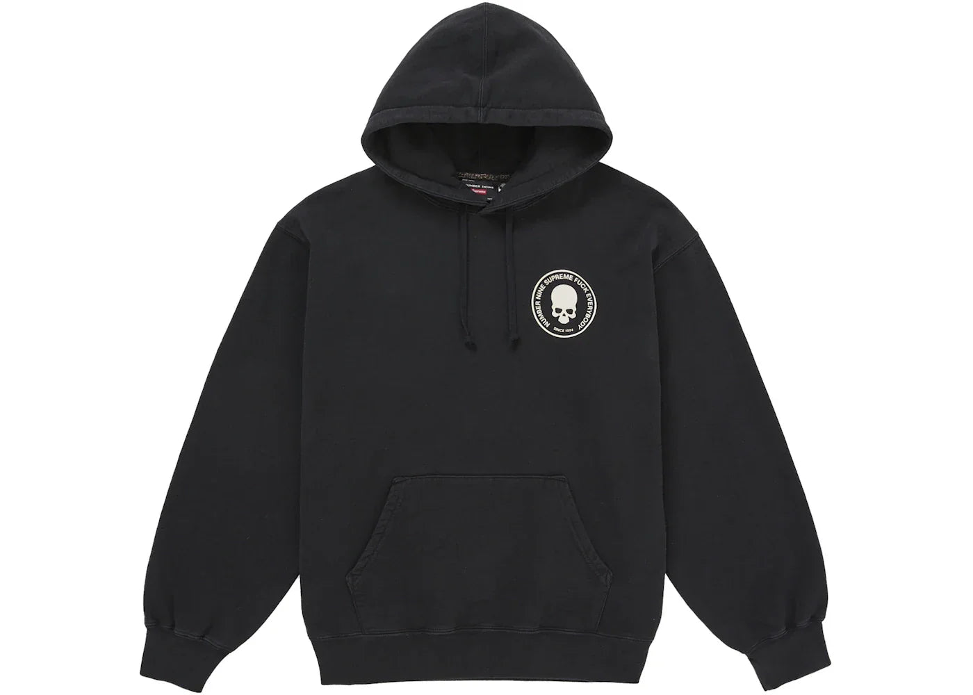 Supreme Number (N)ine Hooded Sweatshirt Black -1
