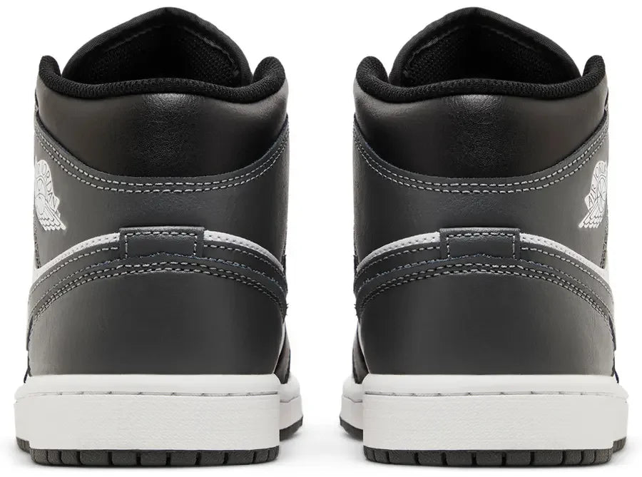 Hell counter Jordan 1 Mid Black White Iron Grey