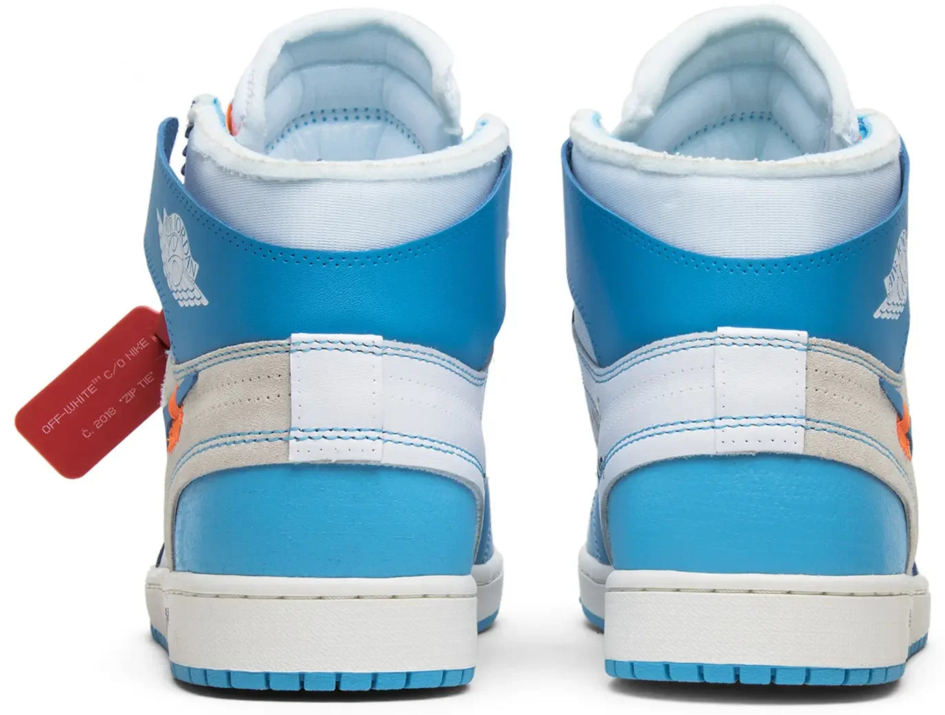 Hell counter Jordan 1 Retro High Off-White University Blue