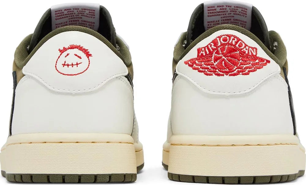 Hell counter Jordan 1 Retro Low OG SP Travis Scott Medium Olive