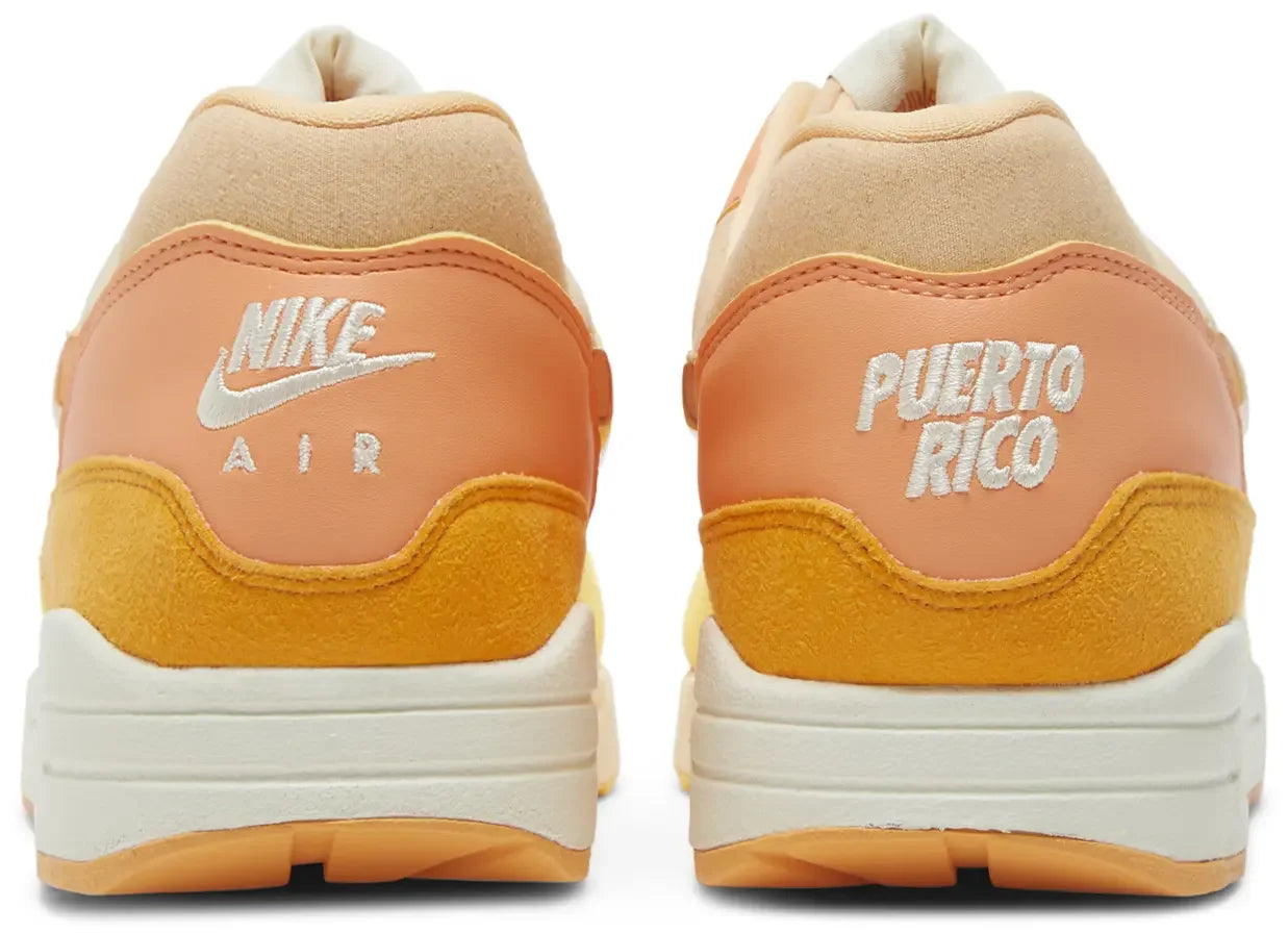 Hell counter Nike Air Max 1 Puerto Rico Orange Frost