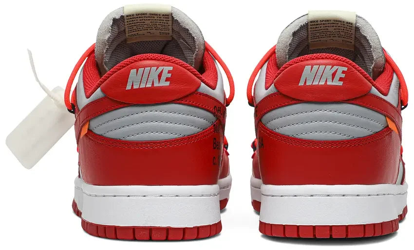 Hell counter Nike Dunk Low Off-White University Red