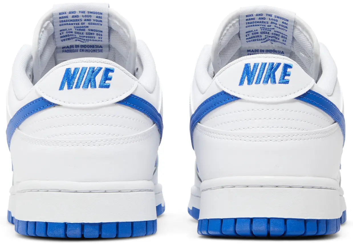 Hell counter Nike Dunk Low White Hyper Royal