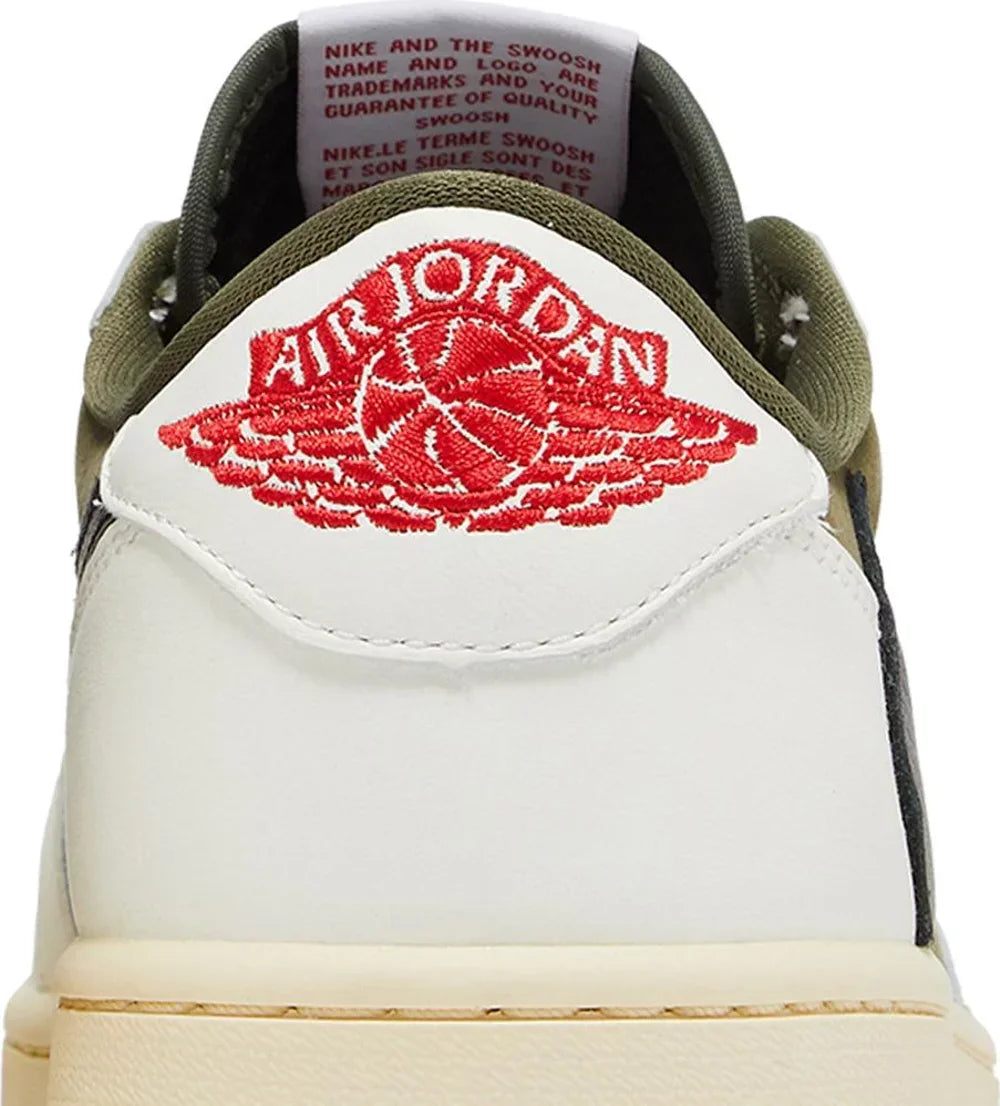 Hell counter Zoom Jordan 1 Retro Low OG SP Travis Scott Medium Olive