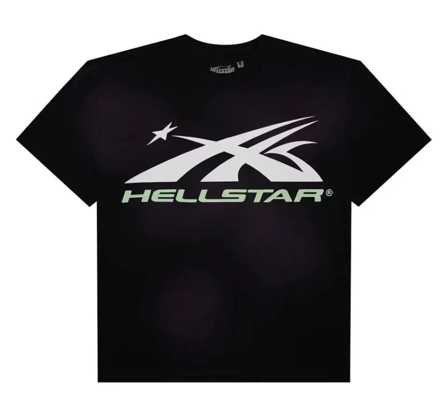 Hellstar Glow in the Dark Sports Logo T-shirt Purple