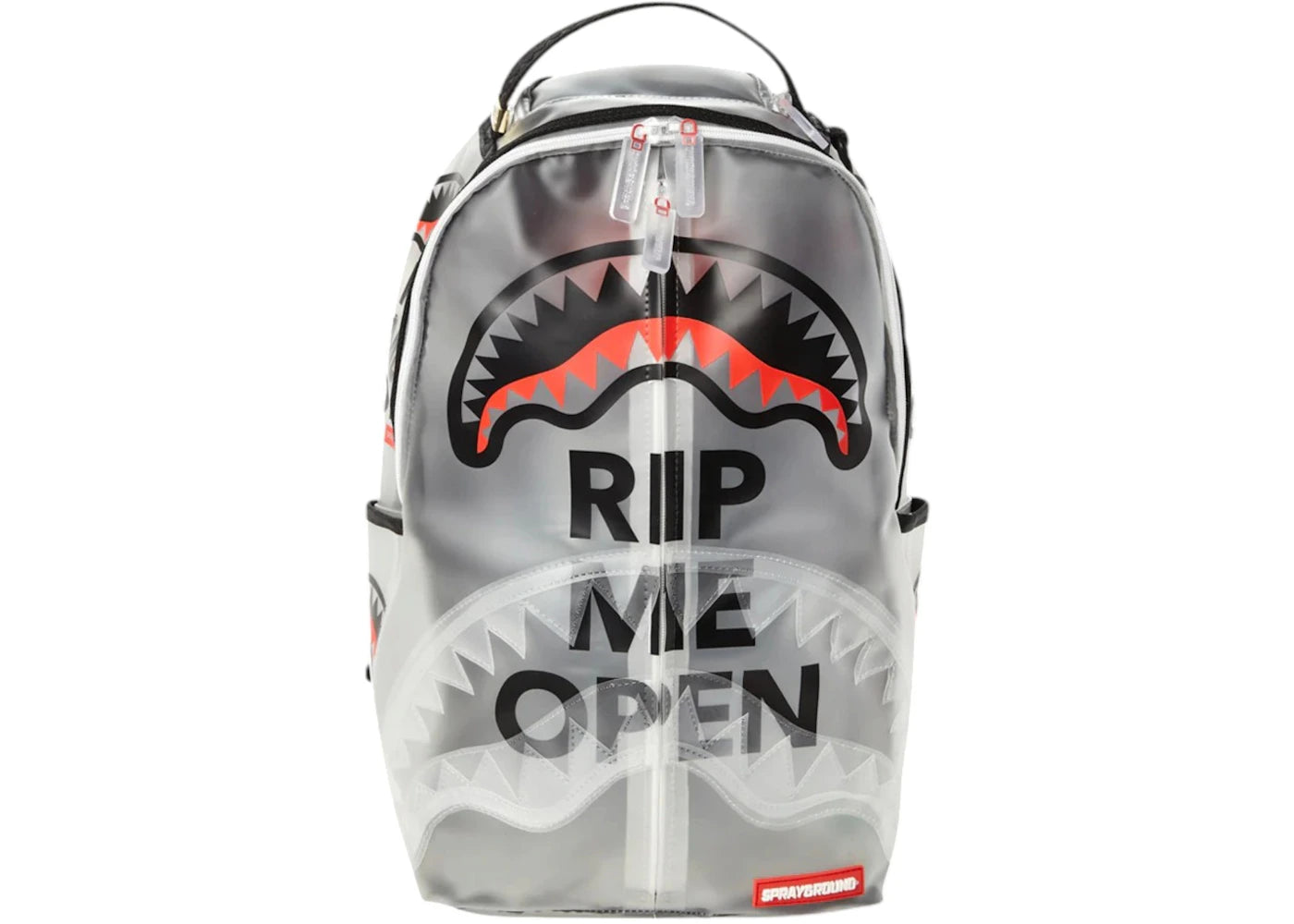 Sprayground Rip Me Open Backpack Translucent White -1