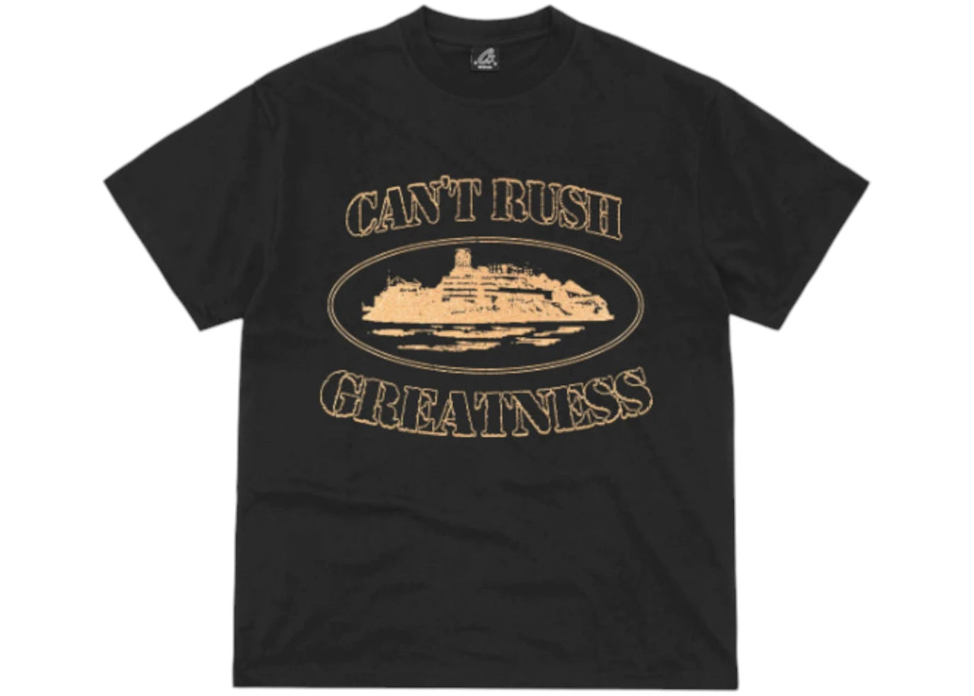 Corteiz x Central Cee Can't Rush Greatness Tee Black -1