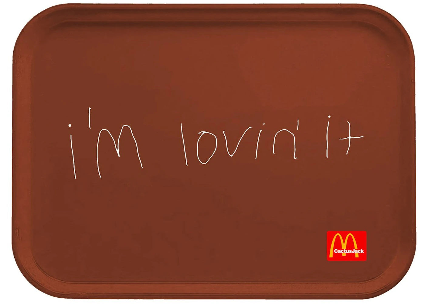 Travis Scott x McDonalds I'm Lovin' It Lunch Tray -1