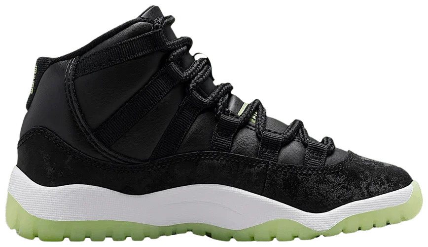 Jordan 11 Retro Black Barely Volt (PS)-1