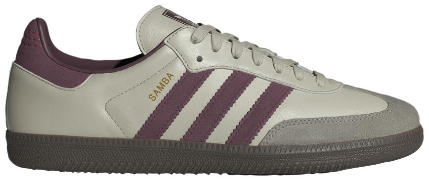 adidas Samba OG Putty Grey Maroon-1