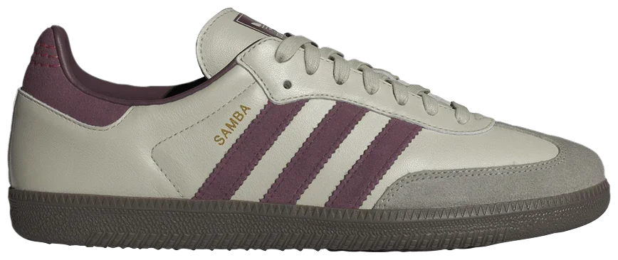 adidas Samba OG Putty Grey Maroon-1