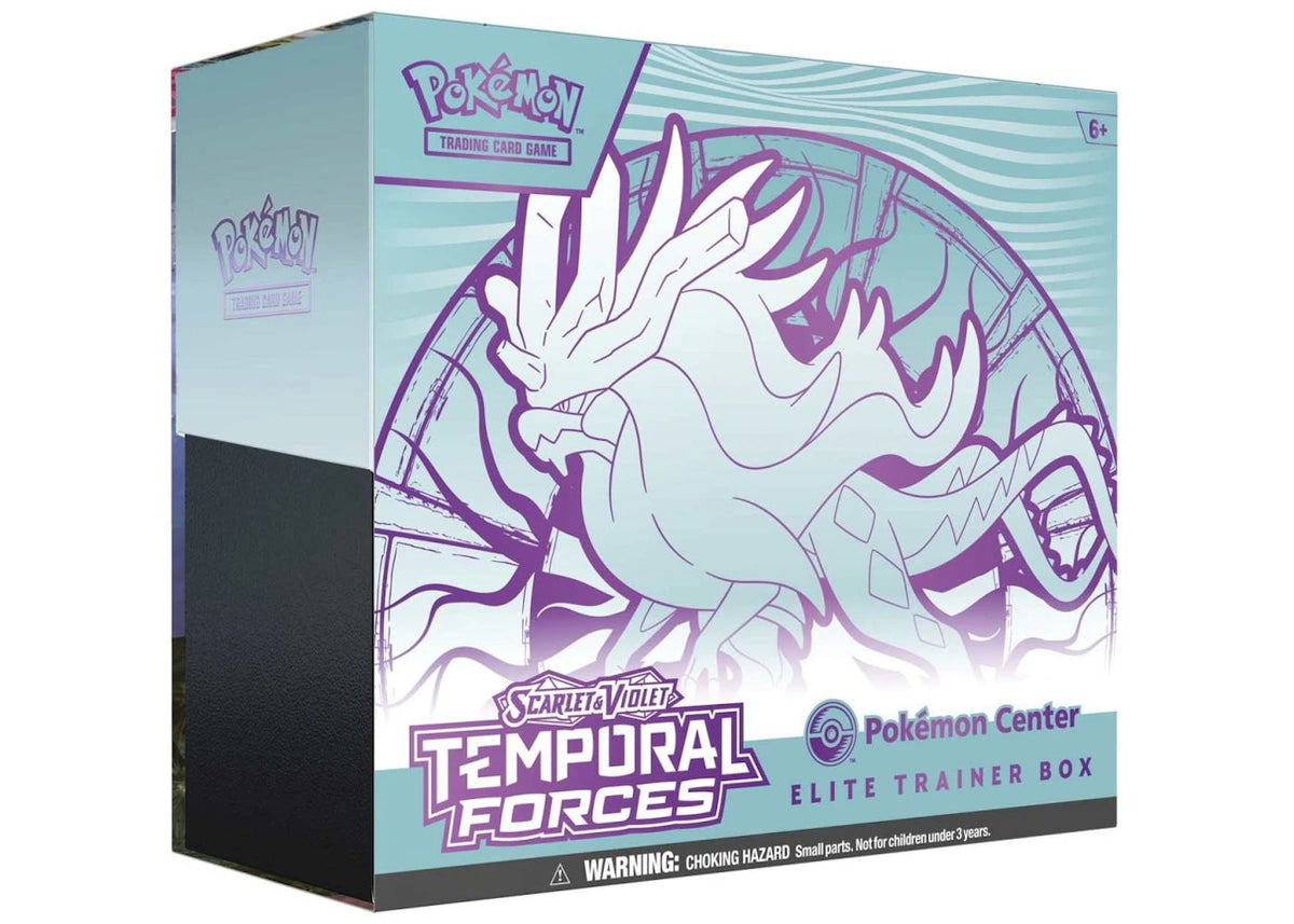 2024 Pokémon Scarlet & Violet Temporal Forces (Walking Wake) Pokemon Center Elite Trainer Box -1