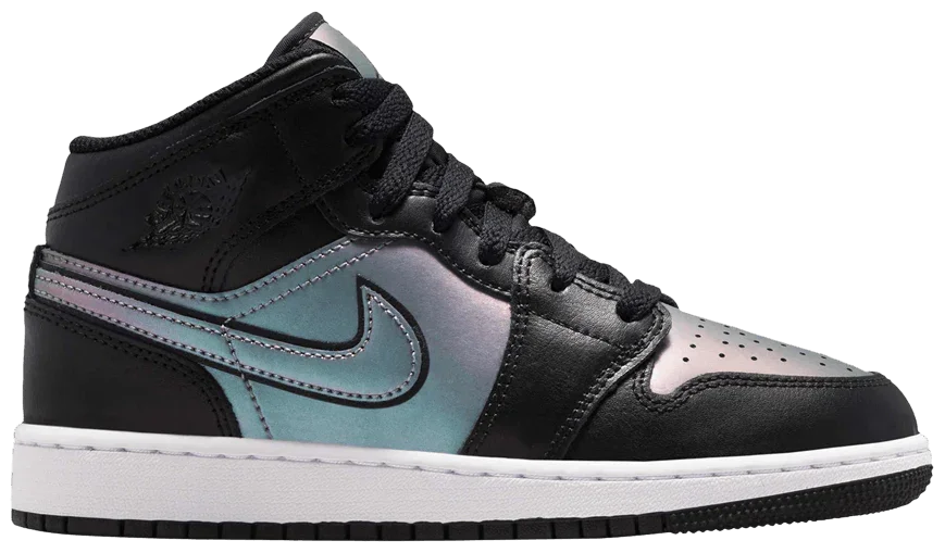Jordan 1 Mid SE BG Black White (GS) -1