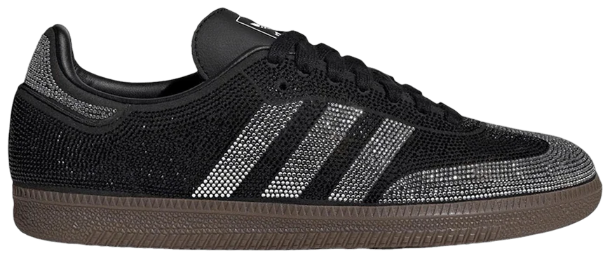adidas Samba OG Rhinestone Black Silver (Women's)-1